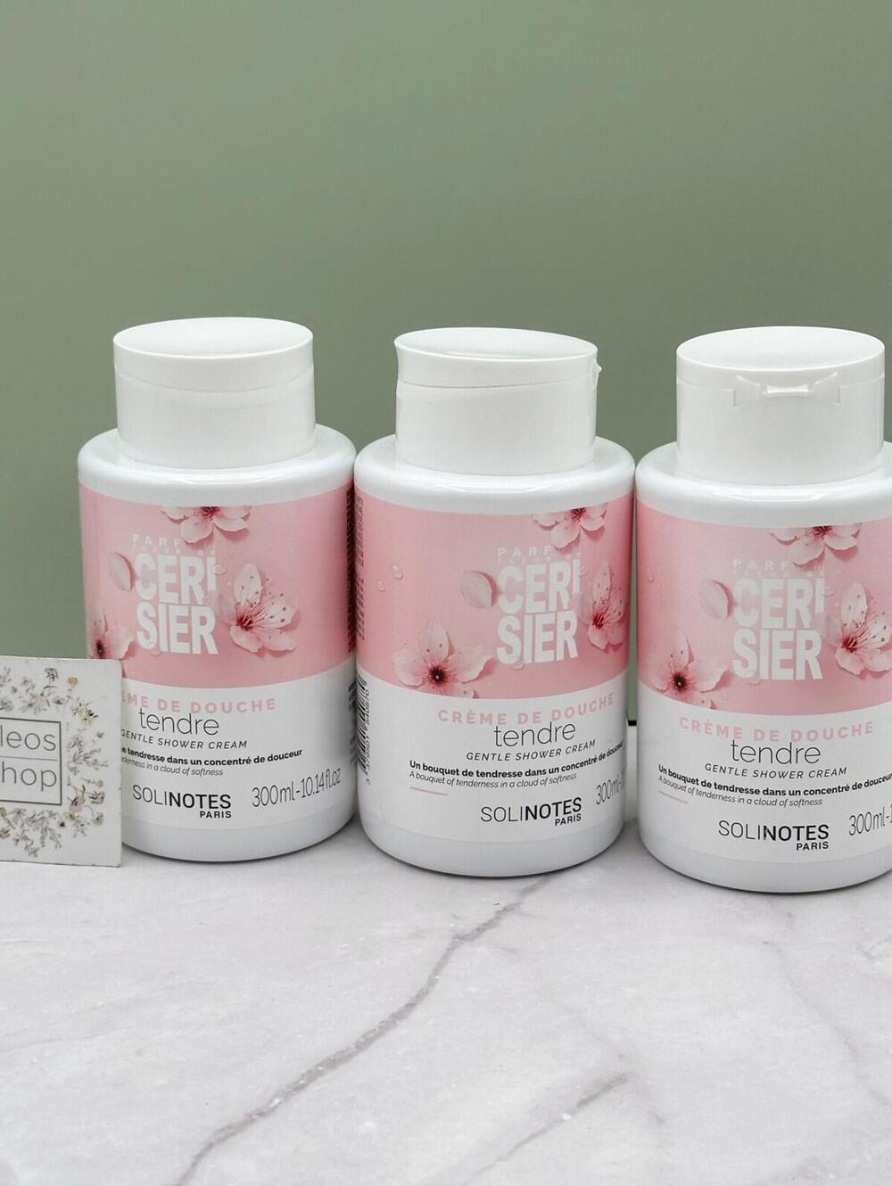 Solinotes Cherry Blossom Body Shower 3-PACK